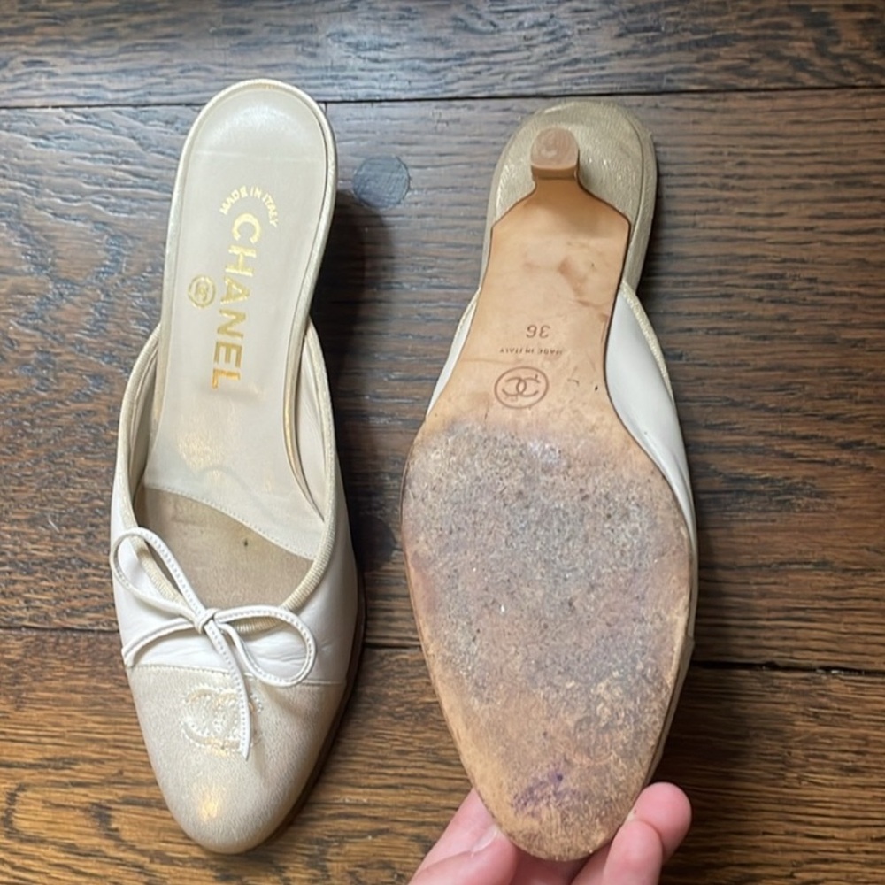 Chanel low heels